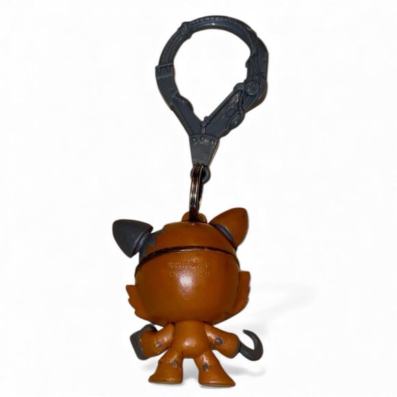 2015 FNAF Captain Foxy Keychain Backpack Bag Clip 5 Nights At Freddy’s Hangtag - Picture 2 of 5
